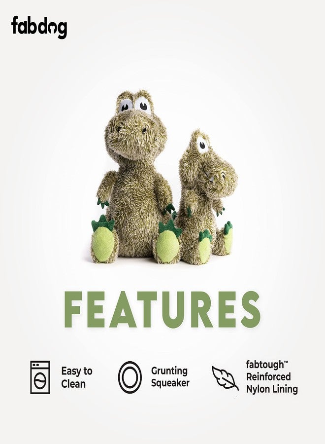 fabdog Fluffies Dog Toys - Squeaky Plush Dog Toy for All Breeds - Cute Animal-Themed Puppy Toys Make for Ideal Gift - Fun Nylon Dog Toys with Squeak| Small Alligator - Image 3